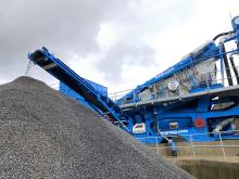 The CDE M2500 modular sand washing plant for Peter Fitzpatrick Ltd. Pic: CDE