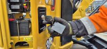 For new customers the Finning 'Black Card' will provide instant, and personalised access to their customers portal via their smart phone. Pic: Finning