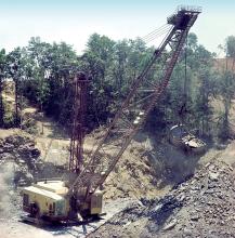 Bucyrus-Erie's 380-W modular dragline 