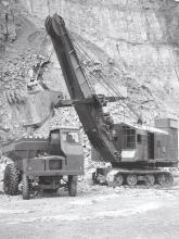 Mechanical cable shovel