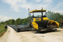 Asphalt laying machine