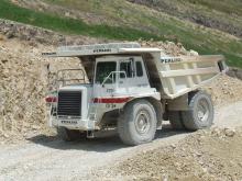 RDT's driving through the quarry roads