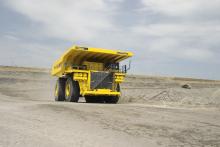 Komatsu 960E rigid dump truck