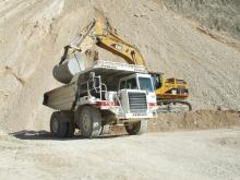 Rigid Dump truck DP405 & Excavators 365b