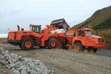 Doosan loader and hauler