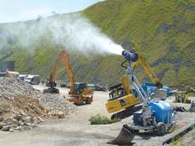 AkkuaJet dust suppression system 