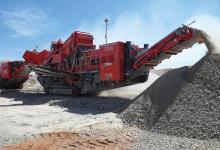 Terex Finlay C-1550 tracked mobile cone crusher