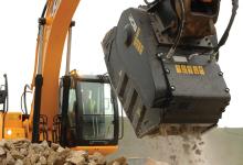 JCB crushing attachment