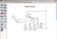 simple plant simulation example using Aggflow