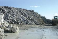 China Clay waste aggregates