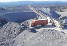 Conveyor over a quarry