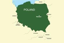 Map of Poland