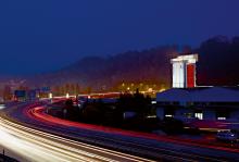 holcim plant at night