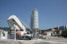 Simem MMX4000 mobile concrete plant 