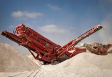 Sandvik crushers and screeners in use in the Salalah project