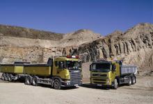 New Volvo FM480 gravel truck with Allison transmission