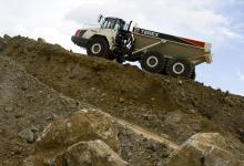 terex ADT at linhay hill quarry