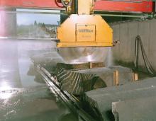 Mendiger Basalt cutting shop 