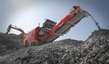 Terex Finlay J-1175 jaw crusher