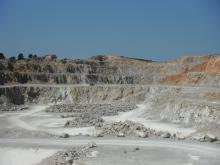 quarry in Ribarroja del Turia, Spain