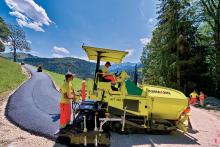 Ammann Foam was used in the Swiss mountains