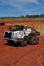 A Terex TA400 articulated dump truck