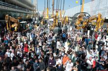 previous bauma exhibition 