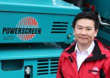 Powerscreen’s sales manager Andrew Yeo 