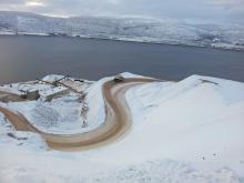 350m above sea level, quarry in Norway 