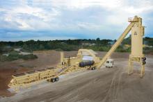 Nomad asphalt plant from Astec