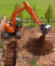 Doosan DX140LCR-3 excavator