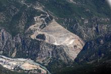 quarry at La Courbaisse 