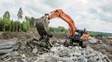 Hitachi Zaxis excavator