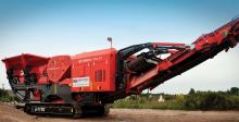 Terex Finlay’s J-1170 -1170 tracked primary jaw crusher 