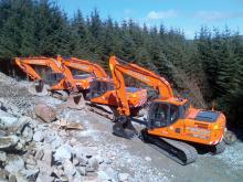 Doosan DX140LC excavators