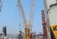 Indian cement plant’s Liebherr crane 