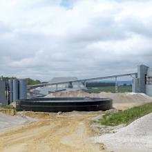 Dowlow Quarry’s one million gallon water tank 