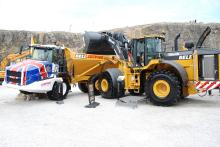 The Bell Equipment UK stand at Hillhead 