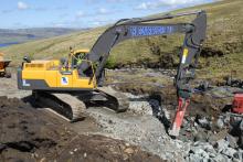 TSL Contractors Ltd’s new 30tonne EC300D Volvo excavator