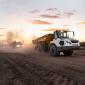 The new Liebherr TA 230 Litronic dump truck offers the option of extra-powerful LED headlights that can illuminate the entire working area