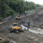 Volvo excavators in the Legaspi region of the Philippines