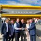 The first articulated hauler made from fossil-free steel in America was handed over to Volvo CE customer CRH at CONEXPO