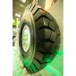 A BKT SR46-5 tyre on show at an off-highway machine industry exhibition. Pic: BKT