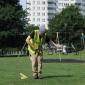 Small cores of soil were collected across 25 different cities from open areas such as parks and gardens. Pic: BGS UKRI